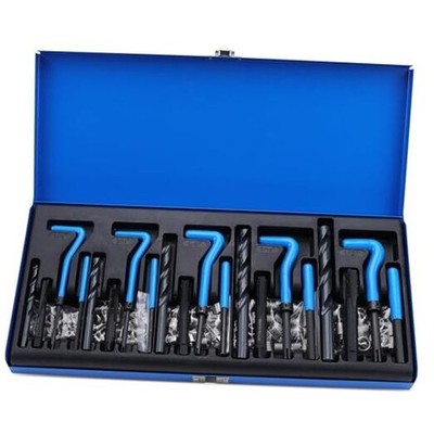  SAE Thread Repair Helicoil Kit - 131PC with HSS Drill Bits, 131-Pc. SAE