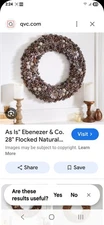 Ebenezer & Co. 28" Natural Pinecone Wreath
