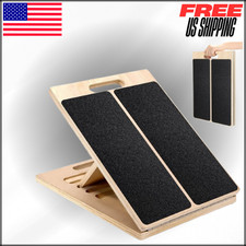 Adjustable Slant Board Calf Stretching Squat Wedge  Rehab Non Slip 3rd Gen