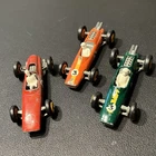 Vintage Matchbox Lotus Racing Car No 3 Orange & Green 3 Red 5 Lesney England
