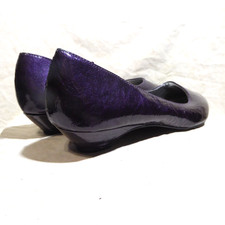 Chaussures Plates Cato Femme - Paillettes/Clous, Bleu, Taille US 8.5, Neuves Sans Boîte