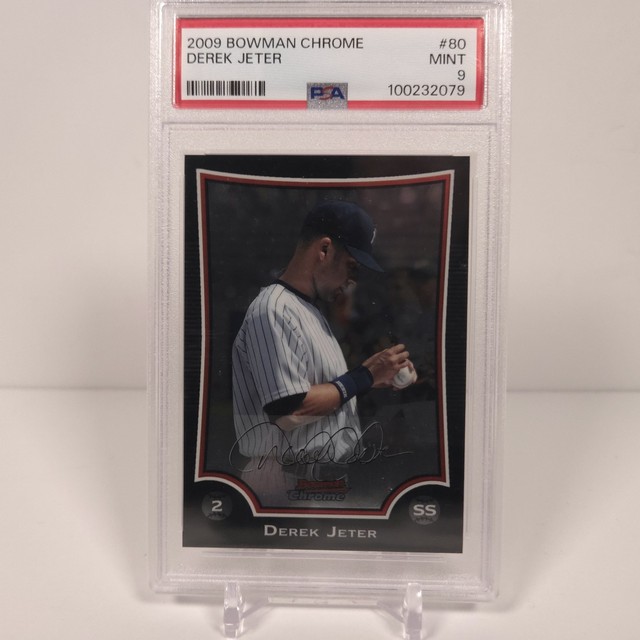 2009 Bowman Chrome Derek Jeter #80 PSA 9 New York Yankees