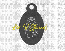 Snowy Princess - Face Painting STENCIL