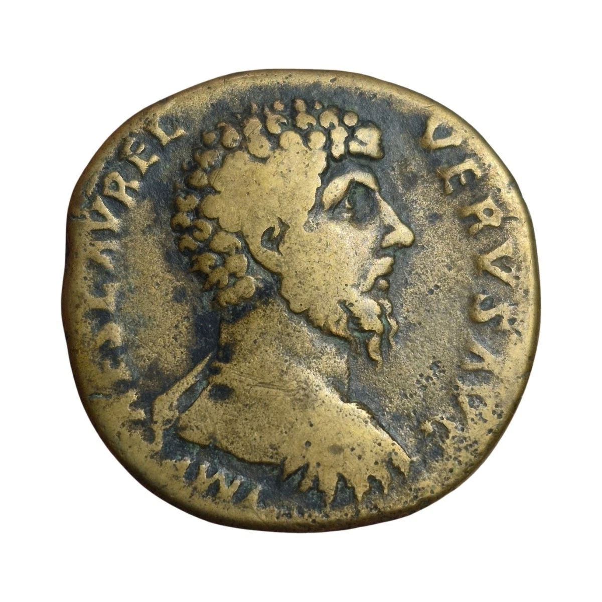 NT/ SESTERCIO LUCIO VERO REV. FORTUNA SEDENTE (A1142)