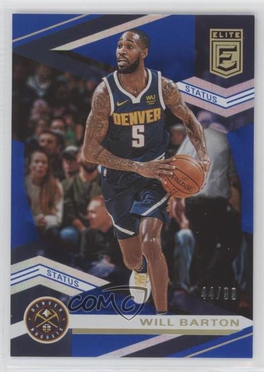 2019-20 Donruss Elite Status Text Error Blue 44/99 Will Barton #3 5l1