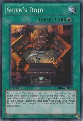 Shien's Dojo - SDWA-EN032 - Common - 1st Edition x1 - Moderately Played