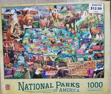 Masterpieces National Parks of America 1000 piece Adult Jigsaw Puzzle 26.75"x19.