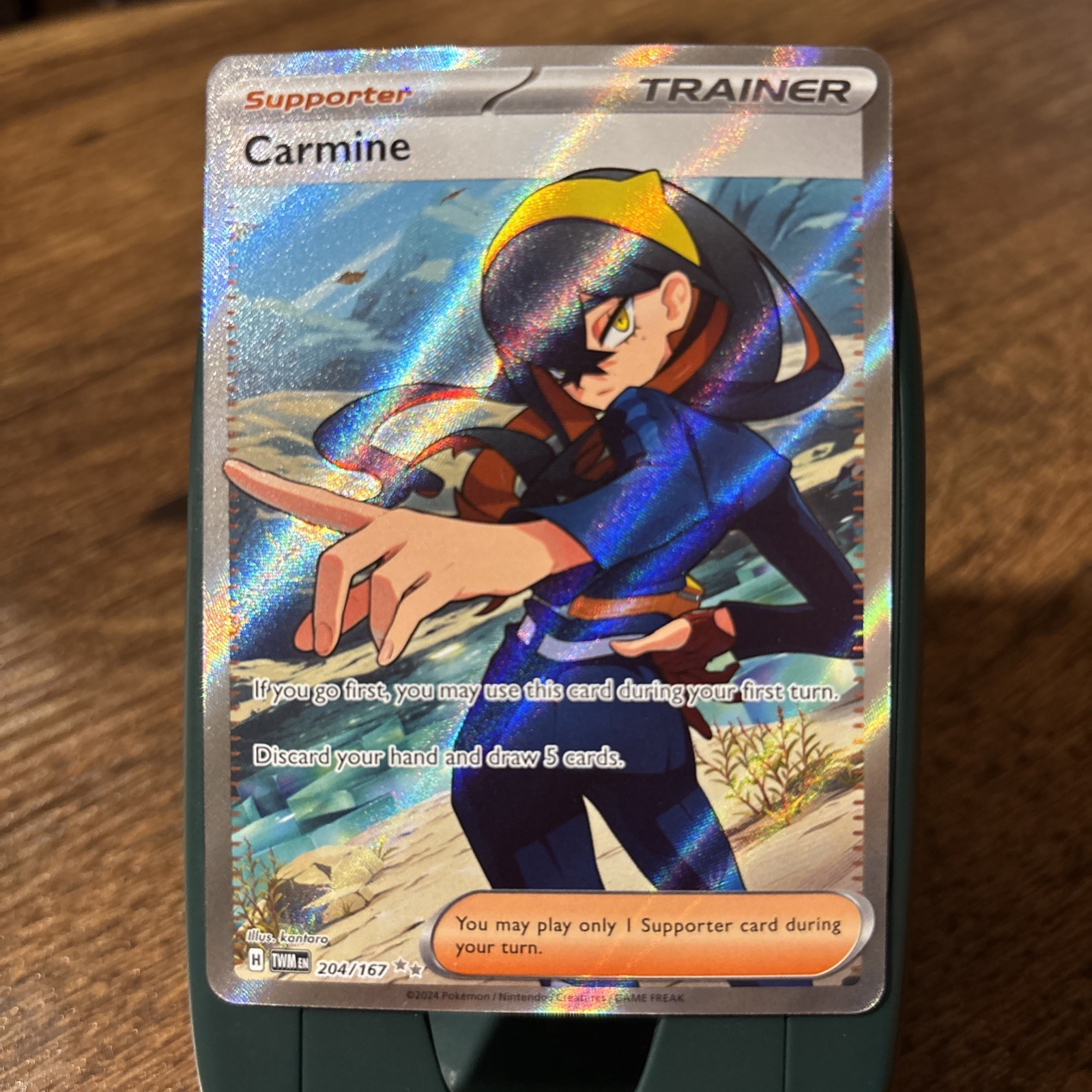 Carmine 2024 Scarlet & Violet: Twilight Masquerade #204/167 Ultra Rare Price  Guide - Sports Card Investor