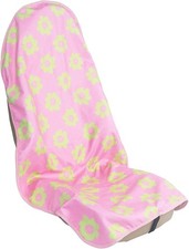 Waterproof Car Seat Cover Towel Front Seat Flower Pink 2 Pieces