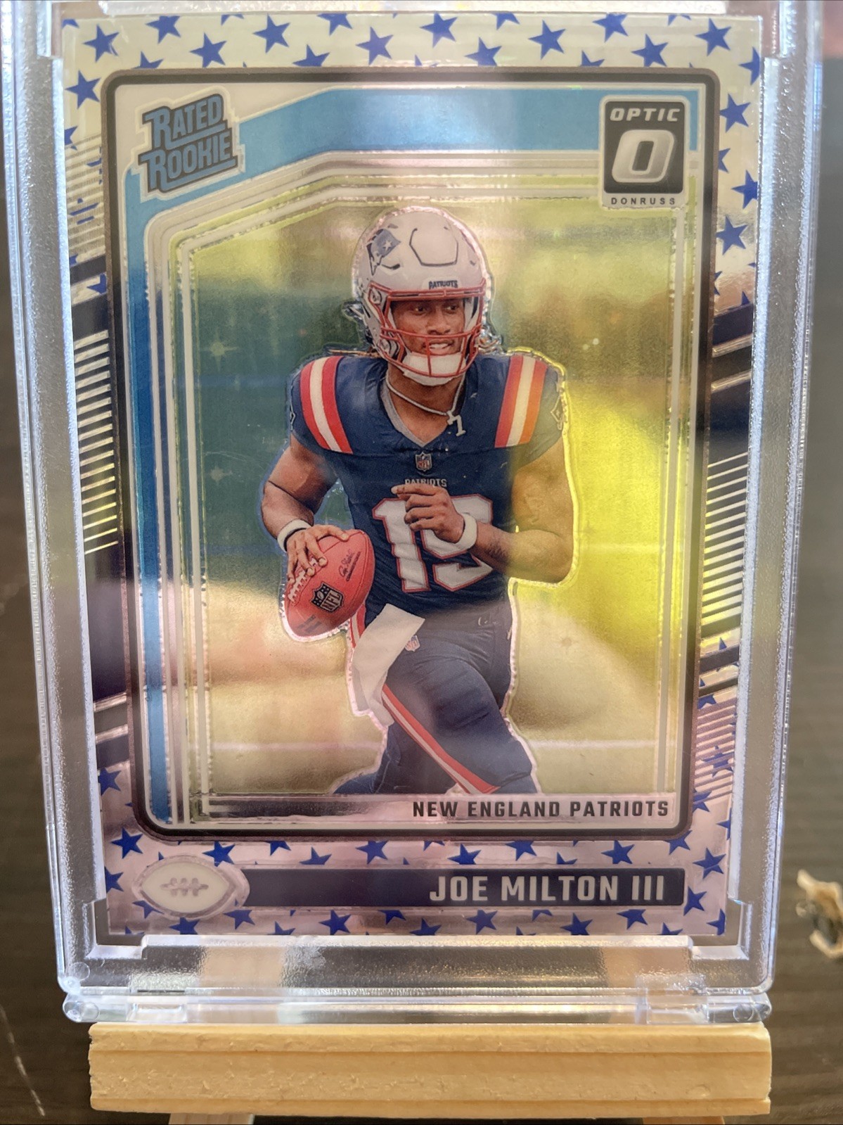 2024 Panini Donruss Optic - Rated Rookie Joe Milton III #255 Stars Prizm (RC)