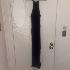 (P48) Banana Republic Medium Dress Long Sleeveless Ribbed 