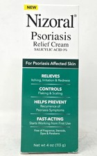 Nizoral Psoriasis Relief Cream 4 Fl Oz Exp 12/2026 New 3 Salicylic Acid