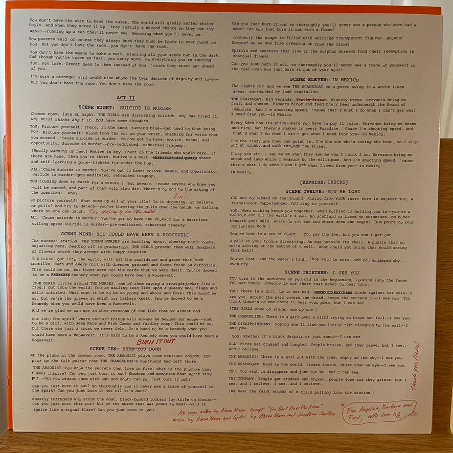 Aimee Mann Queens of the Summer Hotel Vinyl LP SuperEgo SE 065 Mint 2021 - Image 4 of 4