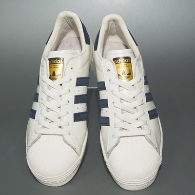 Size 10 - Adidas Superstar 80s Vintage Deluxe White for sale