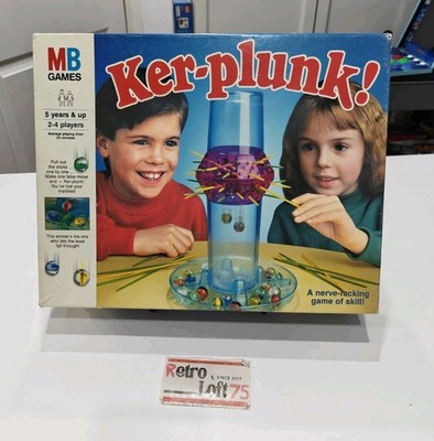 Ker-Plunk! Von MB Spiele 1991. Ein nervenaufreibendes Geschicklichkeitsspiel. Guter gebrauchter Zustand 