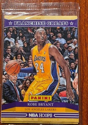 2013 Panini NBA Hoops Franchise Greats KOBE BRYANT SEALED - NEVER OPENED