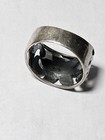 used sterling silver floral ring marked 925 size 9.25 5.4gr — photo 2