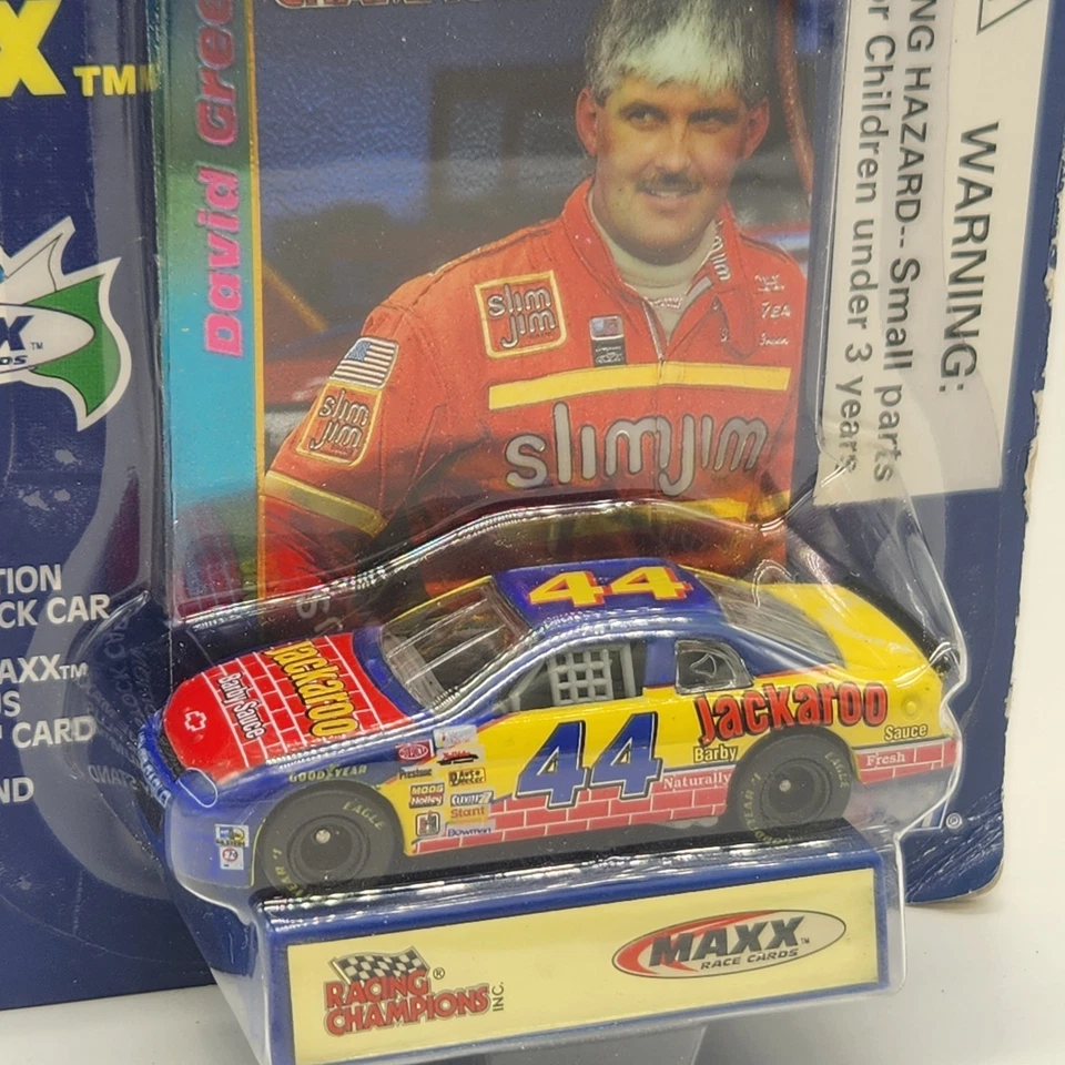 David Green 1995 Nascar Racing Champions Maxx Jackaroo Barby Car 1:64  Foto 2 de 4