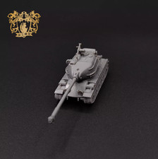 3D Printed 1/144 U.S. TS-6 Heavy Tank Unpainted Model