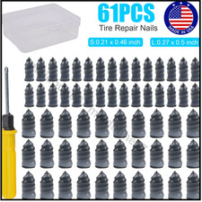 60X Tire Repair Kit DIY Flat Tire Repair Car Truck Motorcycle Home Plug Patch