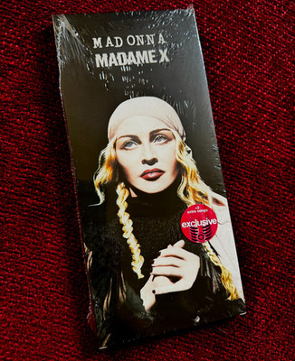 MADONNA MADAME X CD LONGBOX SEALED TARGET EXTRA PROMO HYPE STICKER ALBUM LP MINT