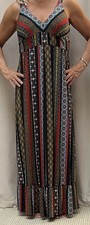 Tahari Women's Long summer Dress Adjustable Straps-L