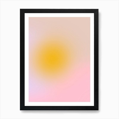 Morning Silence 1 Gradient Art Prin Framed Wall Art Poster Canvas Print Picture