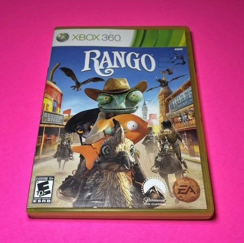 Rango: The Video Game Xbox 360 Rare Tested Works Free Shipping
