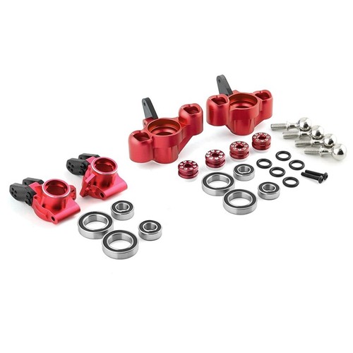 Metal Front&Rear Carriers Hub Steering Block for 1/8 Arrma v5 Kraton outcast 6s - Picture 6 of 17