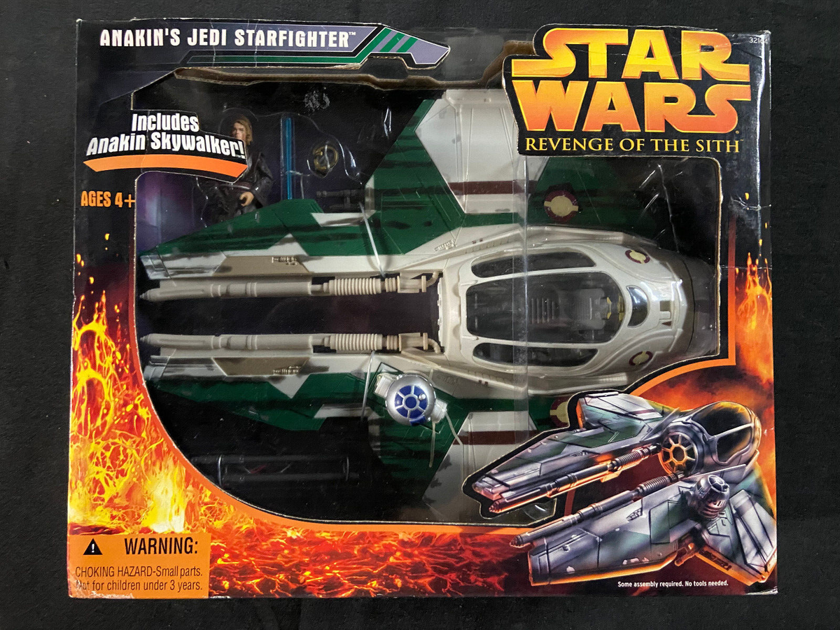 STAR WARS REVENGE OF THE SITH ANAKIN'S JEDI STARFIGHTER VEHICLE