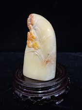白色复古原始玉石古董中国雕塑、雕像| eBay