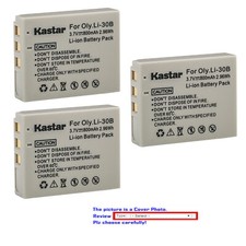 Kastar Replacement Battery Pack for Olympus Li30B Olympus Stylus Verve Digital S