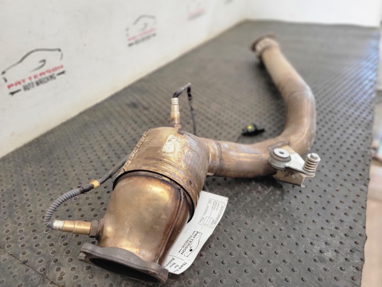 11-18 BENTLEY CONTINENTAL GT 6.0 PASSENGER RIGHT RH EXHAUST DOWN PIPE 3W0253059