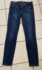 JOE'S JEANS Dark Wash Mid Rise SKINNY ANKLE in RIKKI Sz 26