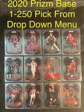 2020-21 PRIZM BASE Complete Your Set You Pick Basketball NBA Card #1-250 PYC