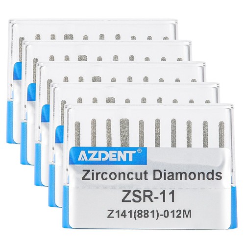 Dental High Speed FG Diamond Burs Cutting Zirconia Ceramic Friction Grip 1.6mm - Picture 33 of 124
