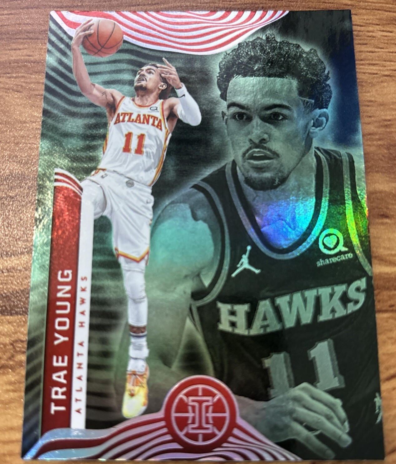 2021-22 Panini Illusions - Trophy Collection Emerald #52 Trae Young