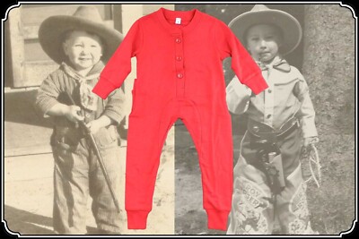 Infant Long Johns with Trapdoor 12M