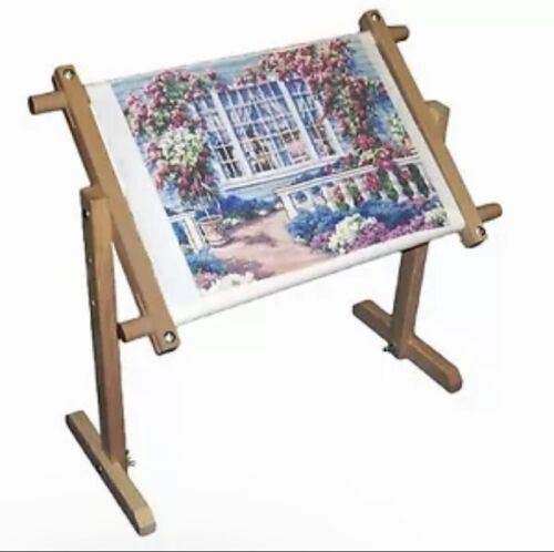 Frank Edmunds Adjustable Lap & Table Stand with 8 1/2"×24" Scroll Frame - Picture 1 of 2