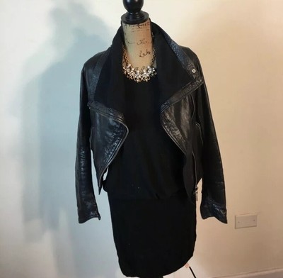 doma clash leather jacket