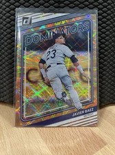 2022 Donruss Javier Baez Dominators 356/999 gold foil card Tigers