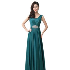 NEW Evening Formal Party Ball Gown Prom Bridesmaid Host Show Long Dress sz