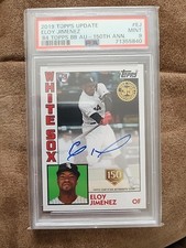 2019 TOPPS ELOY JIMENEZ 35TH ANNIVERSARY 150 YEARS AUTO #103/150  PSA 9 MINT