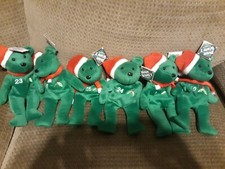 1998 CHRISTMAS BEARS SIX 6 MLB PLAYERS SALVONO'S BAMM BEANO BEARS