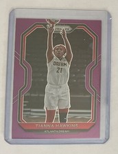 2021 WNBA #62 Tianna Hawkins Purple Prizm /99 Atlanta Dream