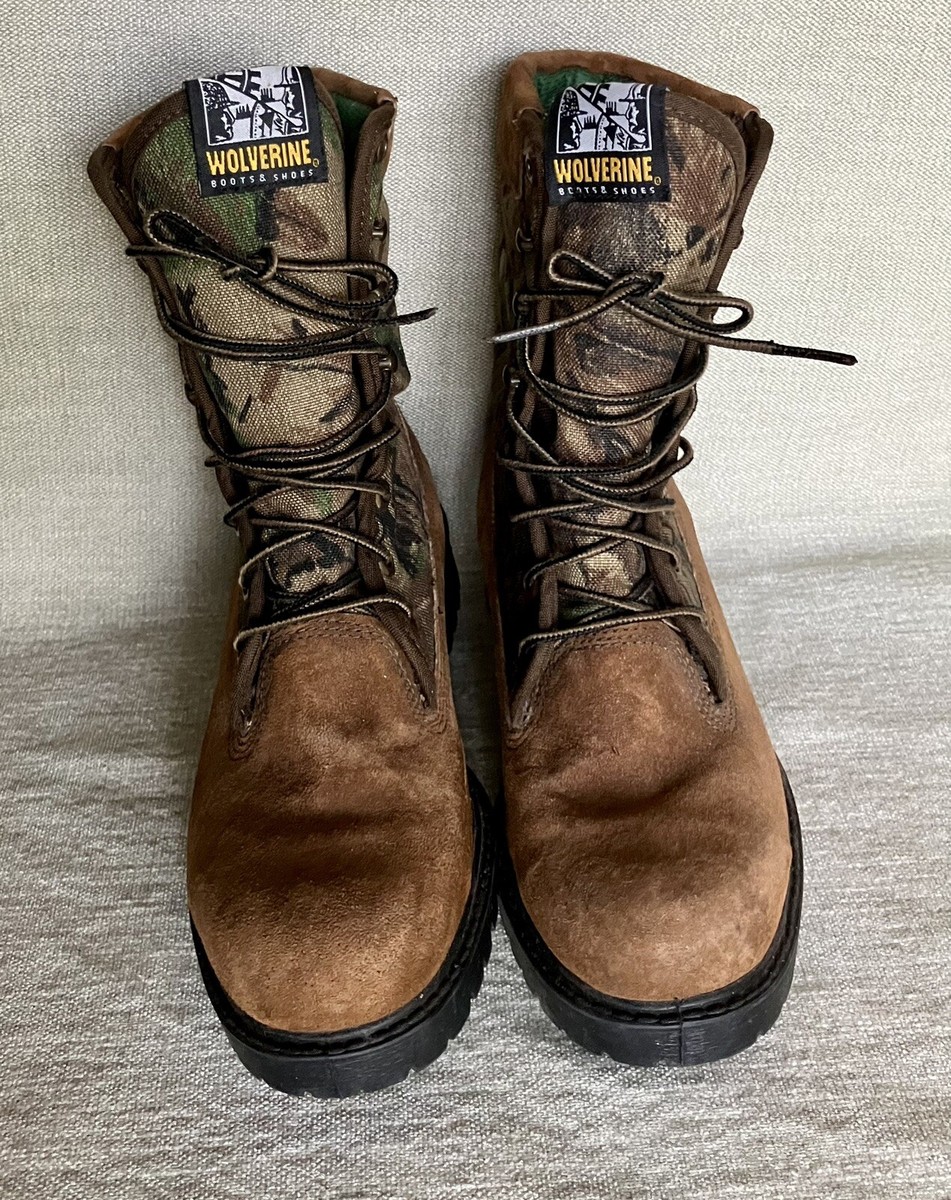 ? Wolverine Camo Gore-Tex Thinsulate Lace Up Boots Size 10 ? s-l1200.jpg main image 4