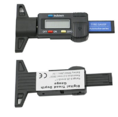 Digital depth gauge caliper tread depth gauge LCD Tyre tread gauge