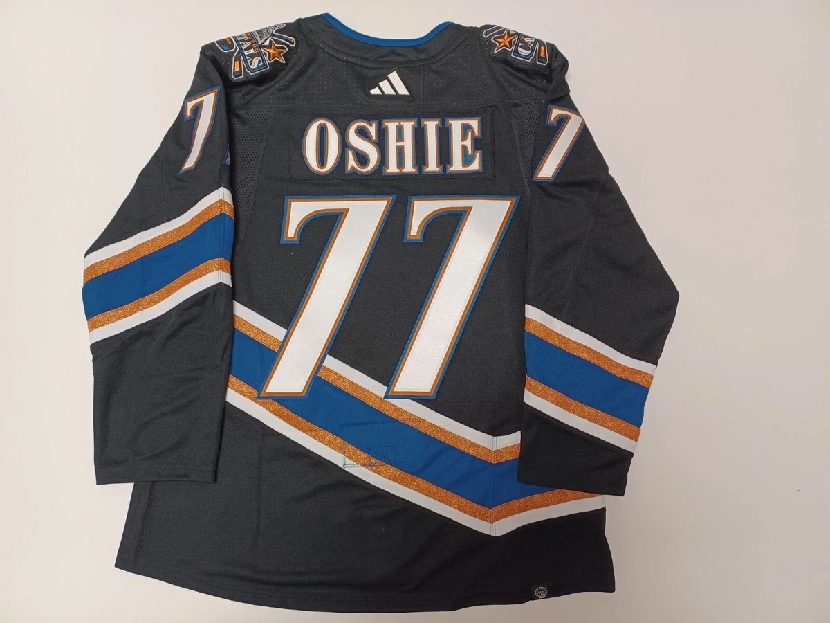 TJ Oshie models Capitals' Reverse Retro jersey