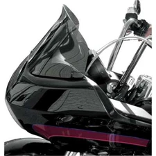 Wind Vest 10" Dark Smoke Flip Design Windshield Harley Road Glide FLTRX 98-13