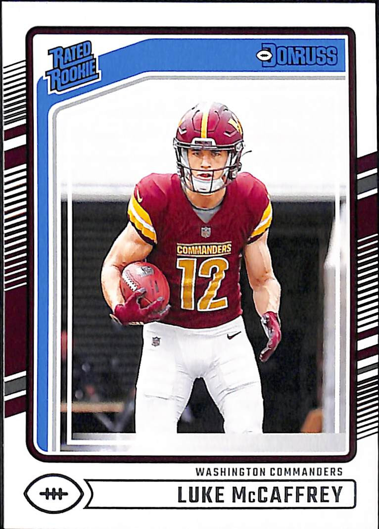 2024 Panini Donruss - Rated Rookie #302 Luke McCaffrey (RC)